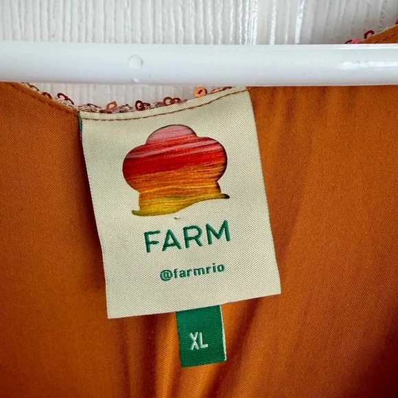 Farm Rio Sequin Midi Dress XL - Picture 2 of 7